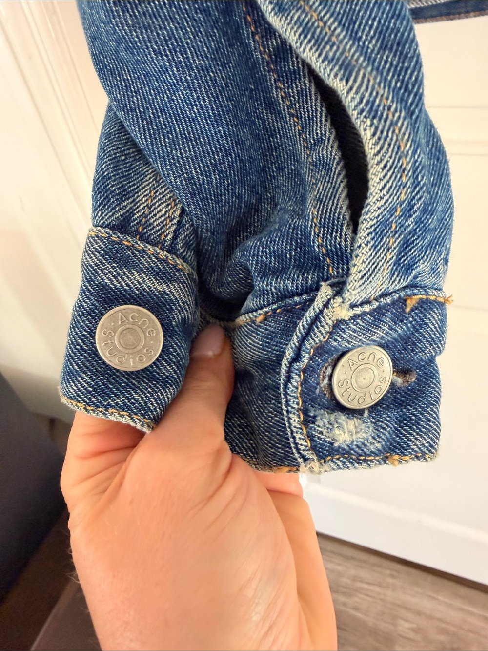 Acne Studios Oversize Denim Trucker Jacket - Picture 5 of 9